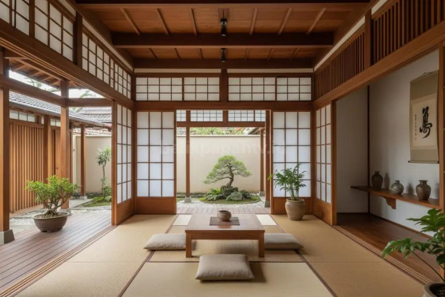 dekorasi rumah gaya jepang